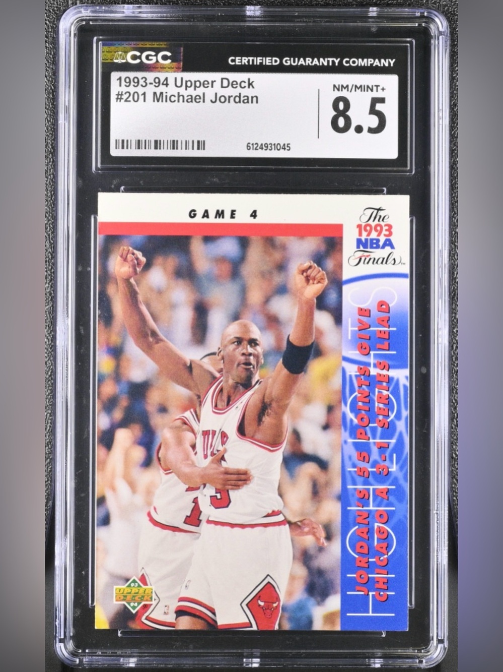 1993-94 Upper Deck #201 Michael Jordan CGC Graded Card

THE LEGEND, GOAT, JORDAN